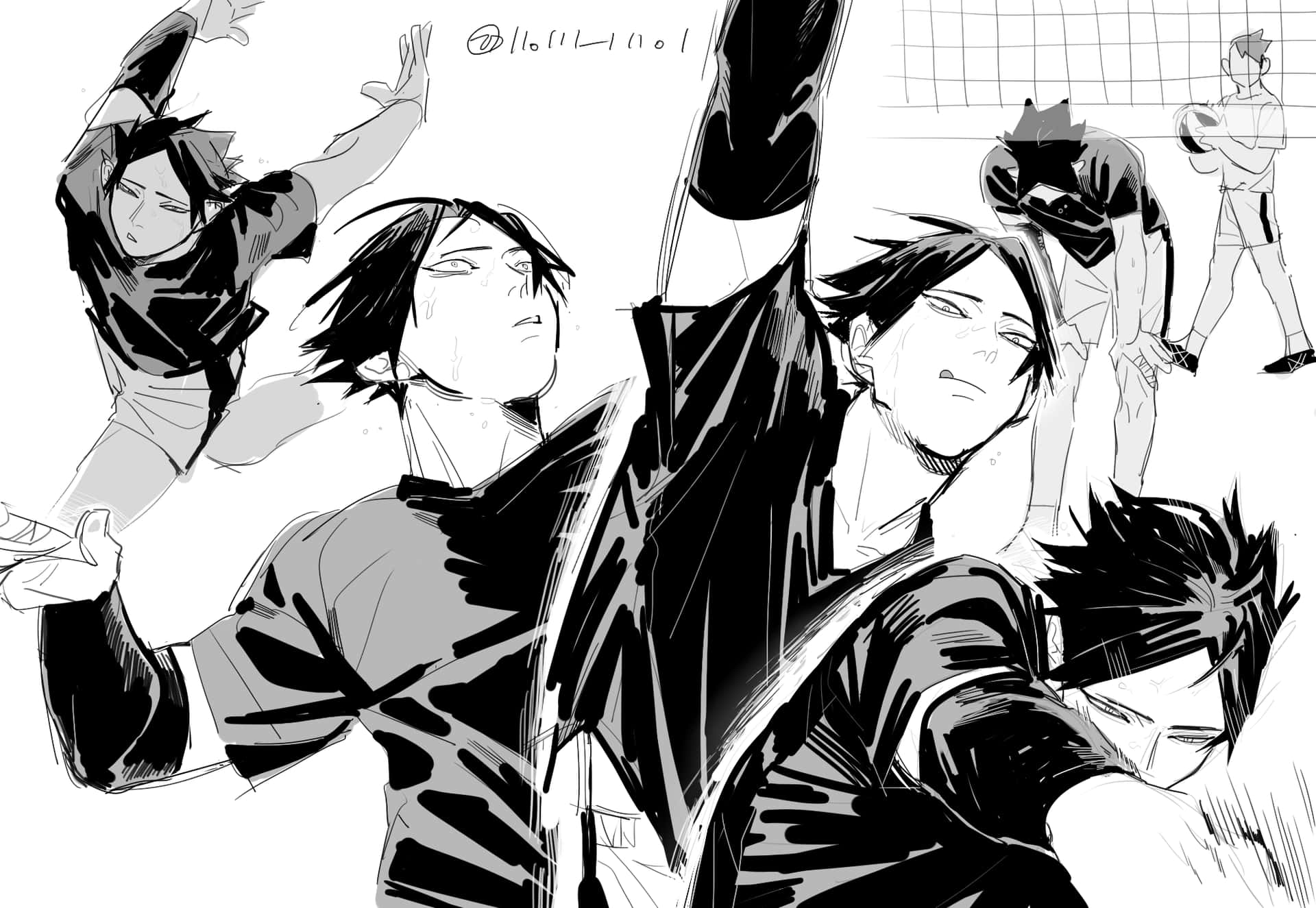 Suna Rintarou Handsome Manga Scenes Background