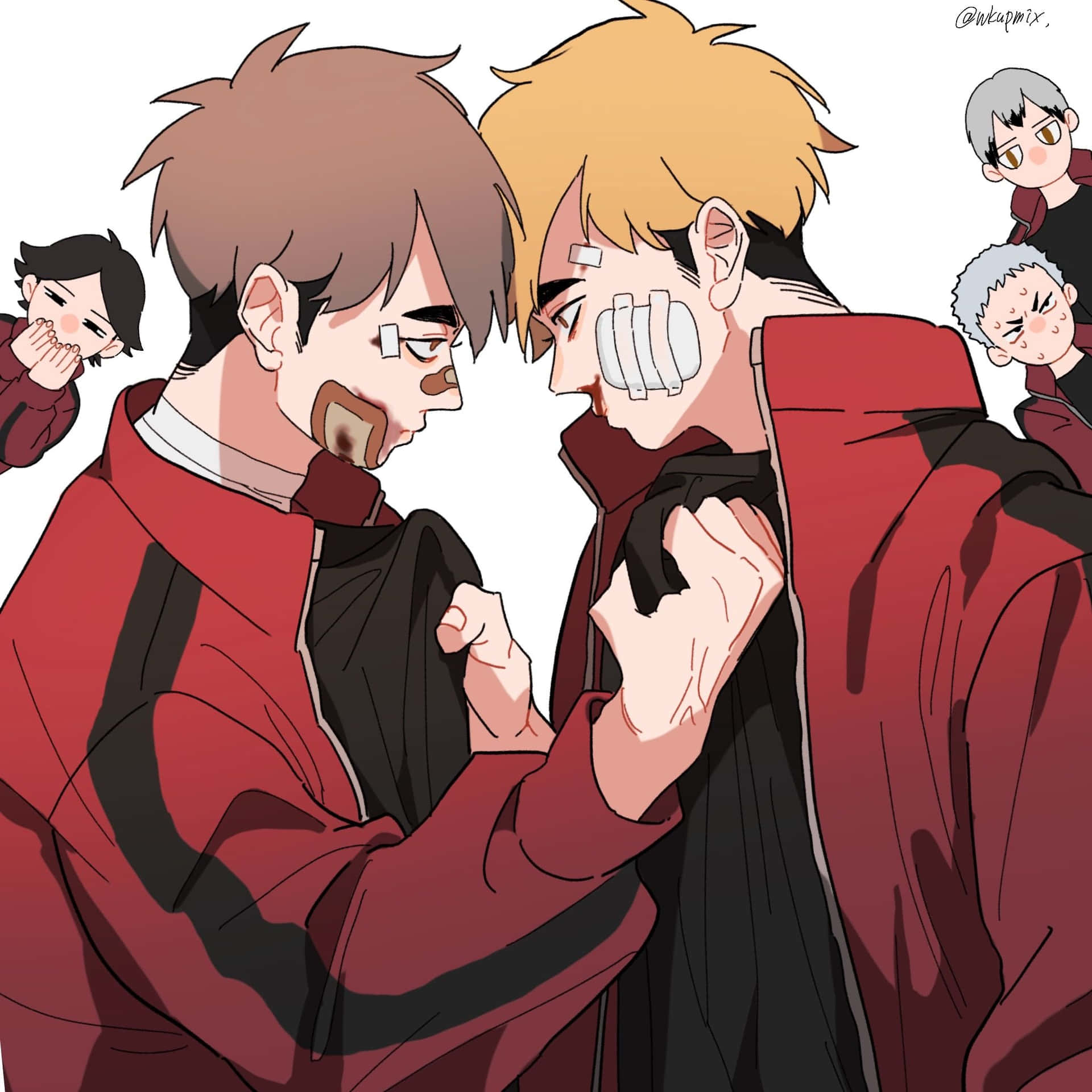 Suna Rintarou Smiling Brightly Background