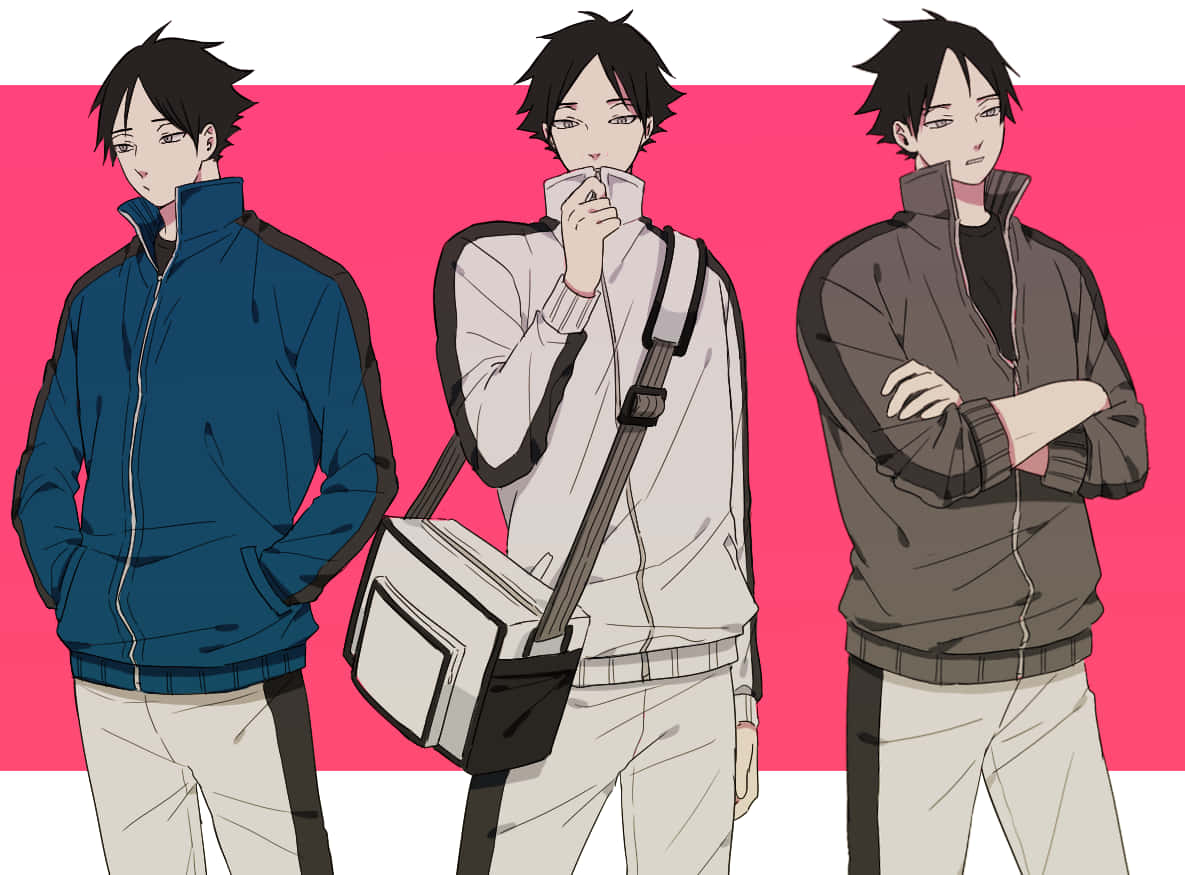 Suna Rintarou Three Random Outfits Background