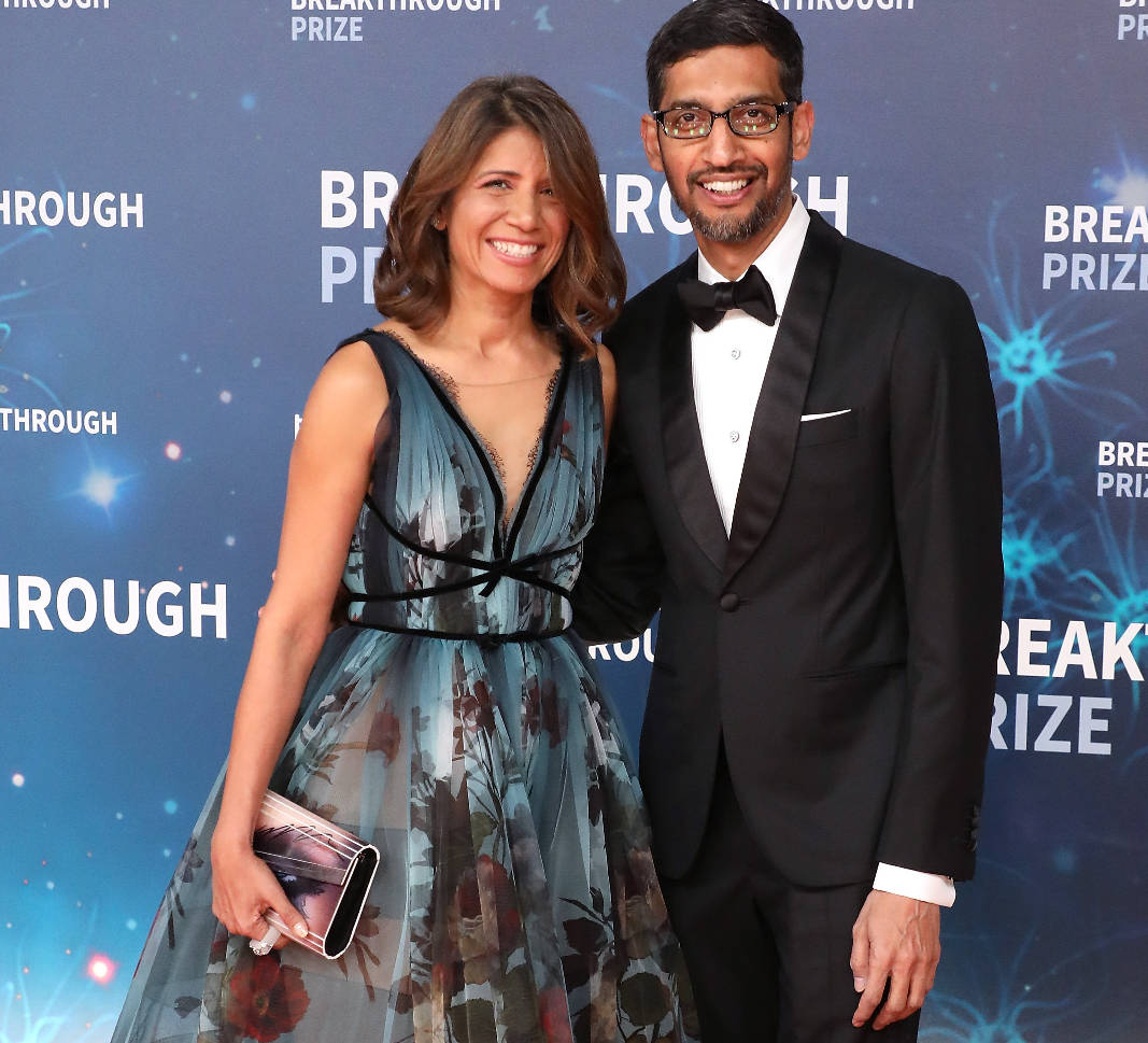 Sundar Pichai And Anjali Pichai