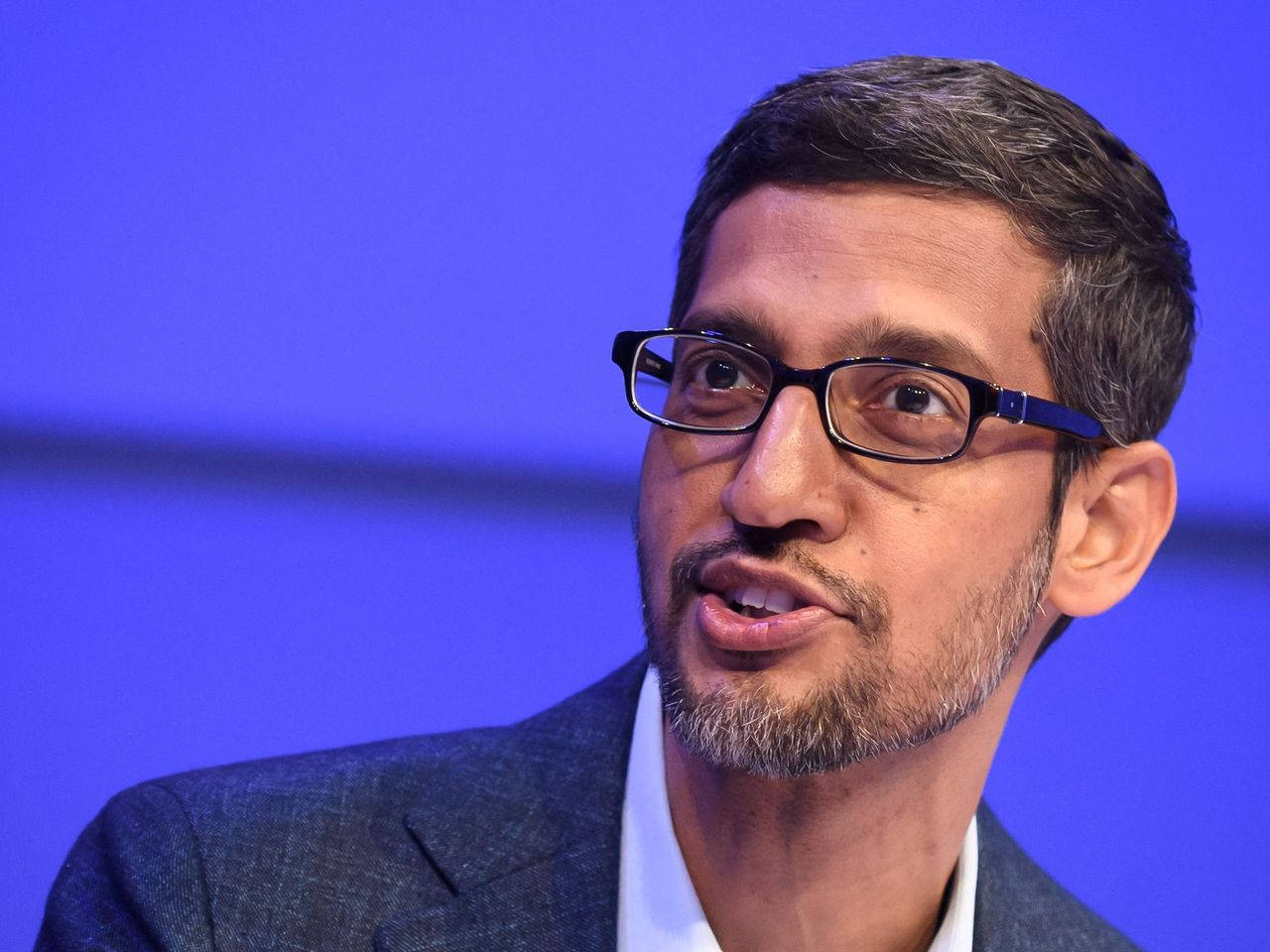 Sundar Pichai At The World Economic Forum Background