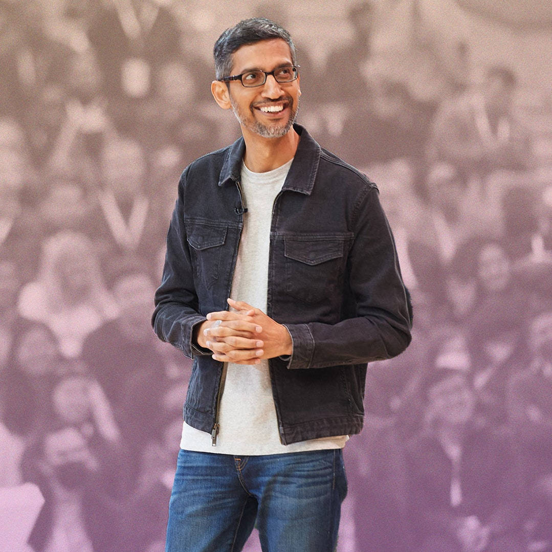 Sundar Pichai On The Pixel Watch Background