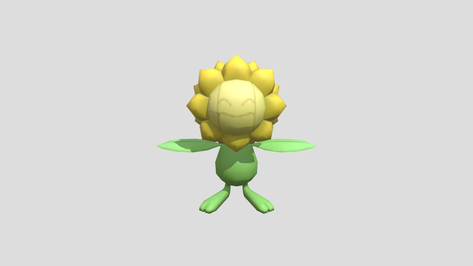 Sunflora 3d Model Background