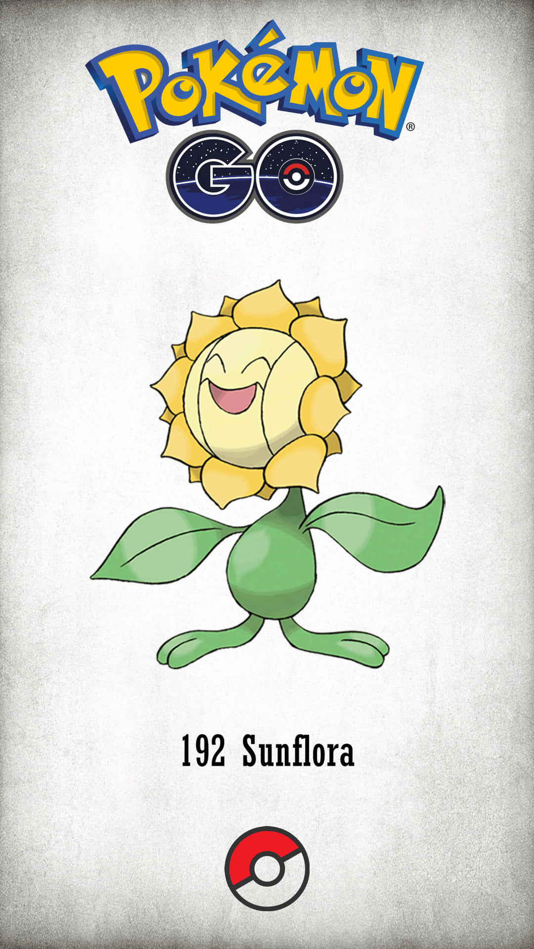 Sunflora In Pokemon Go Background