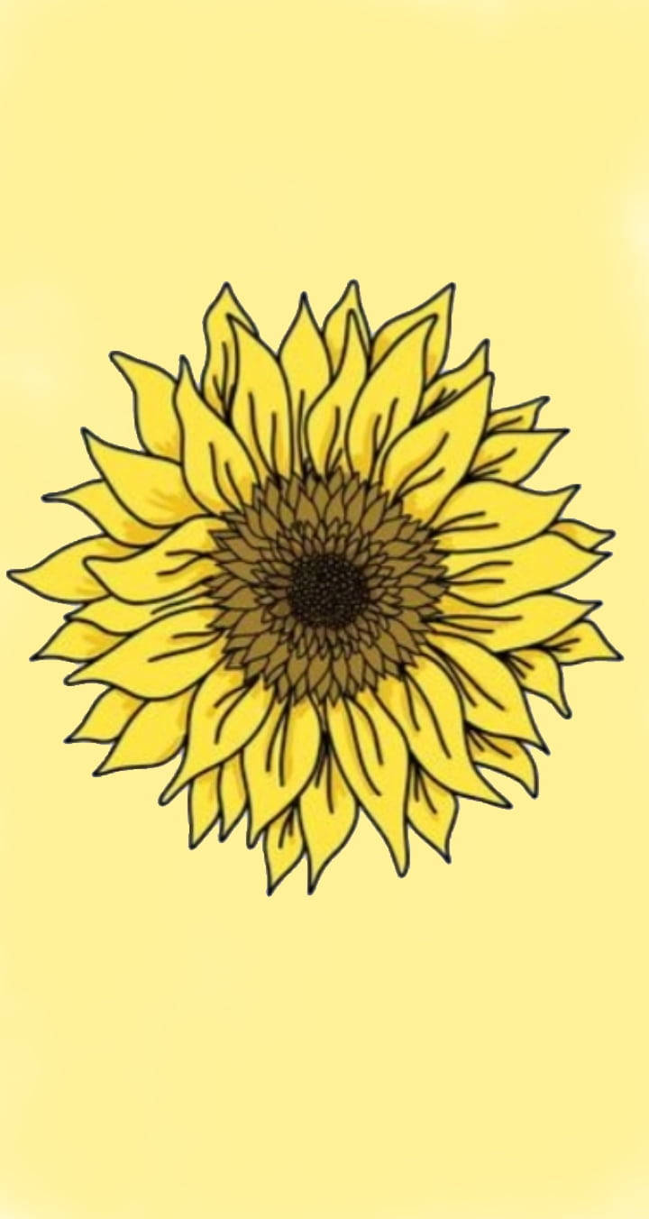 Sunflower Cute Pastel Yellow Aesthetic