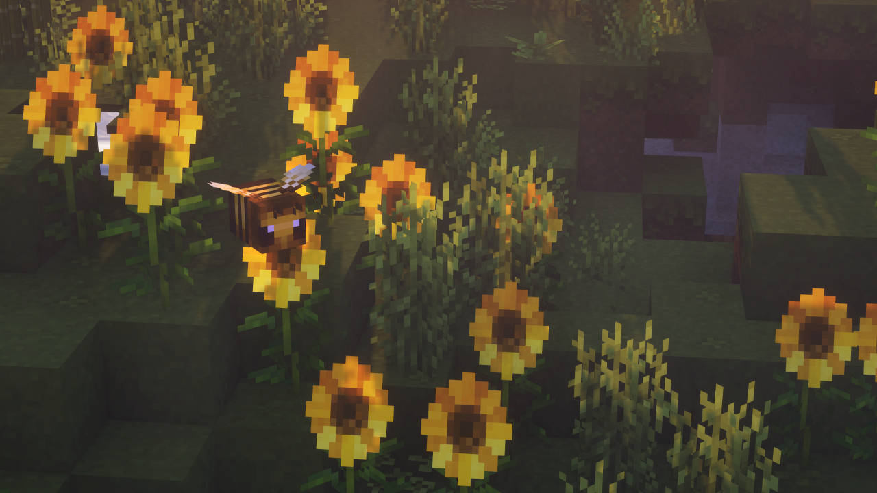 Sunflower Garden Minecraft Aesthetic