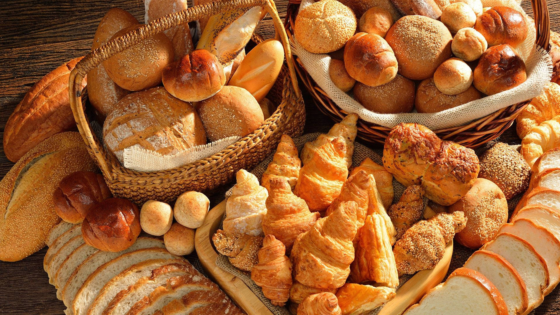 Sunkissed Breads Background
