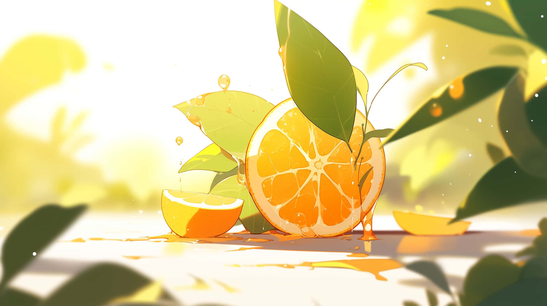 Sunlit Citrus Splash