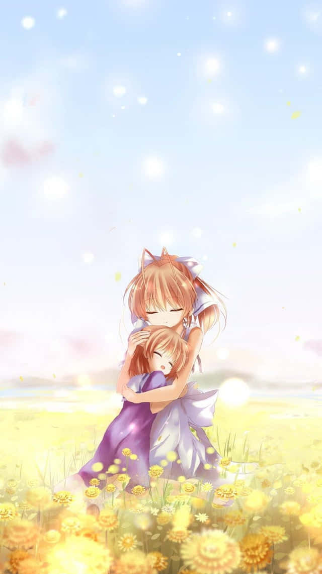 Sunlit_ Flower_ Field_ Embrace