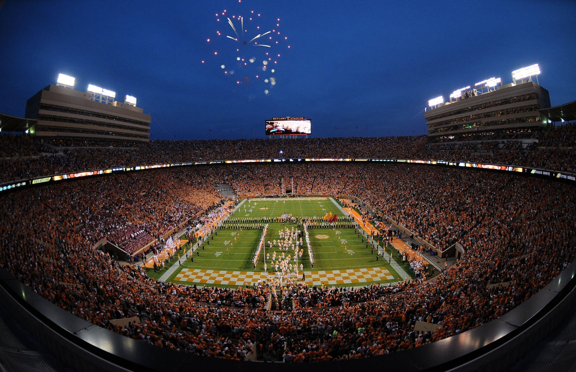 Sunlit Neyland Stadium, Tennessee