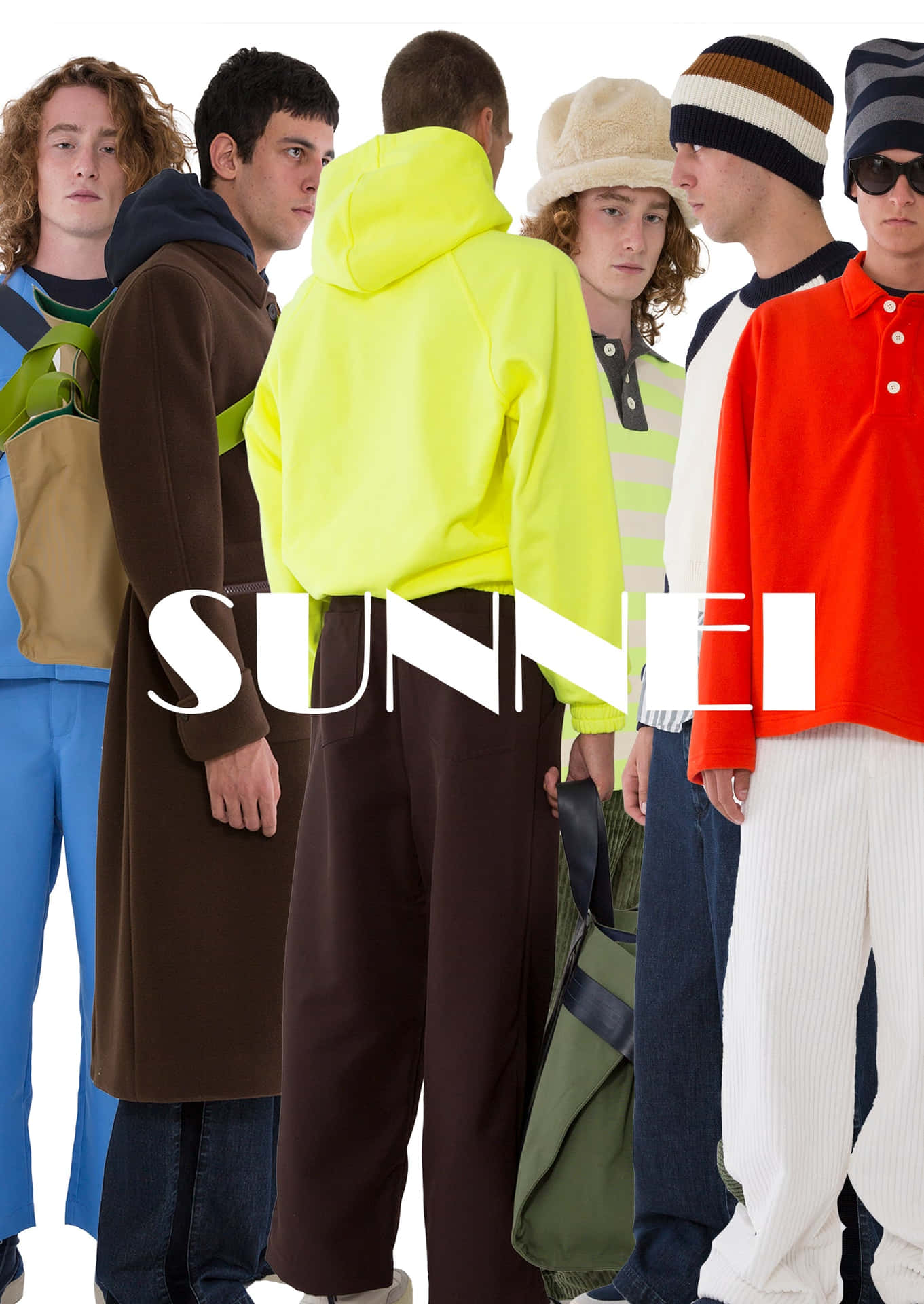 Sunnei Models With Jackets And Coats