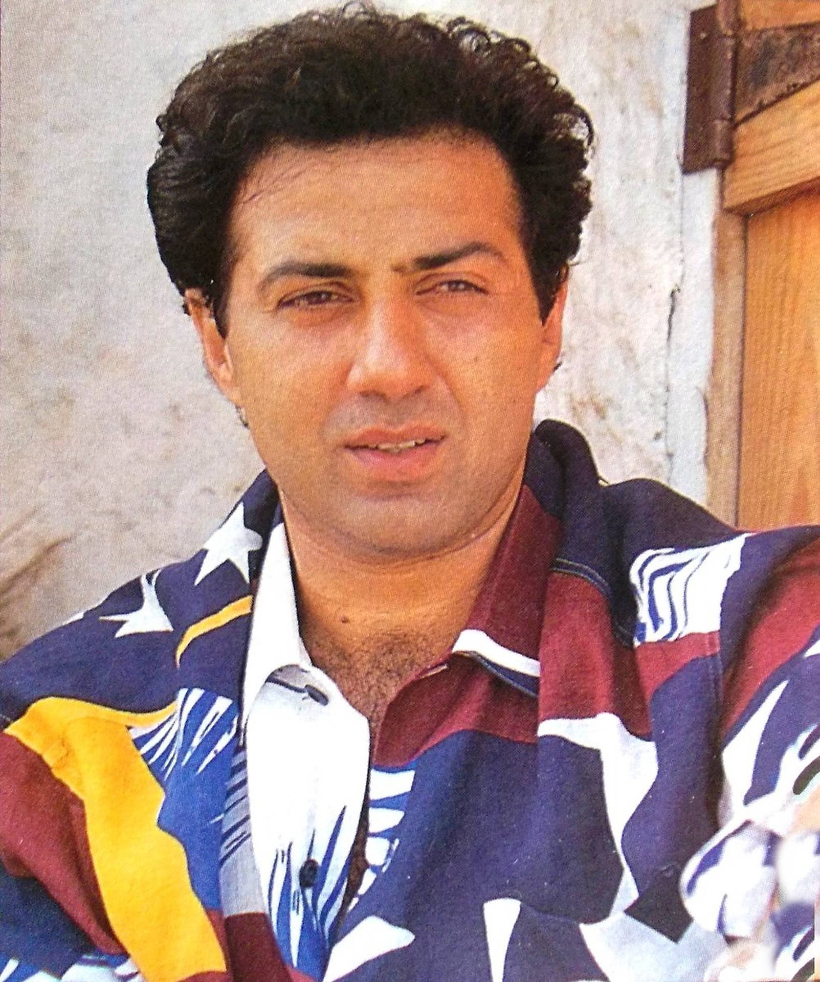 Sunny Deol Candid Portrait Background
