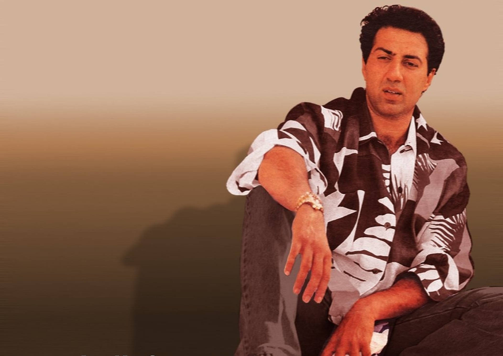 Sunny Deol Casual Outfit Background