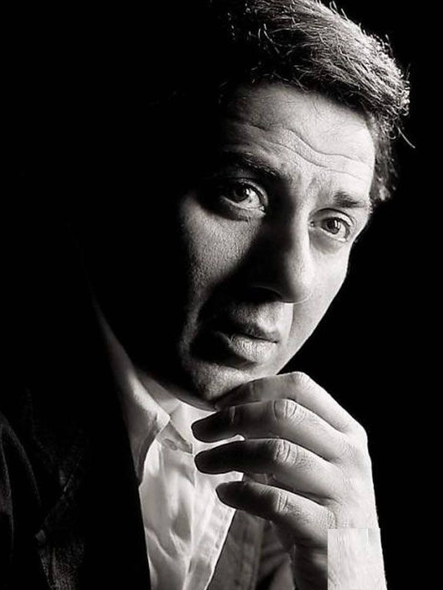 Sunny Deol In Monochrome Background