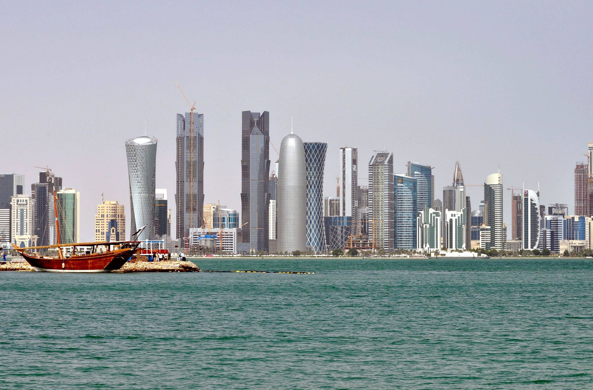 Sunny Doha City River