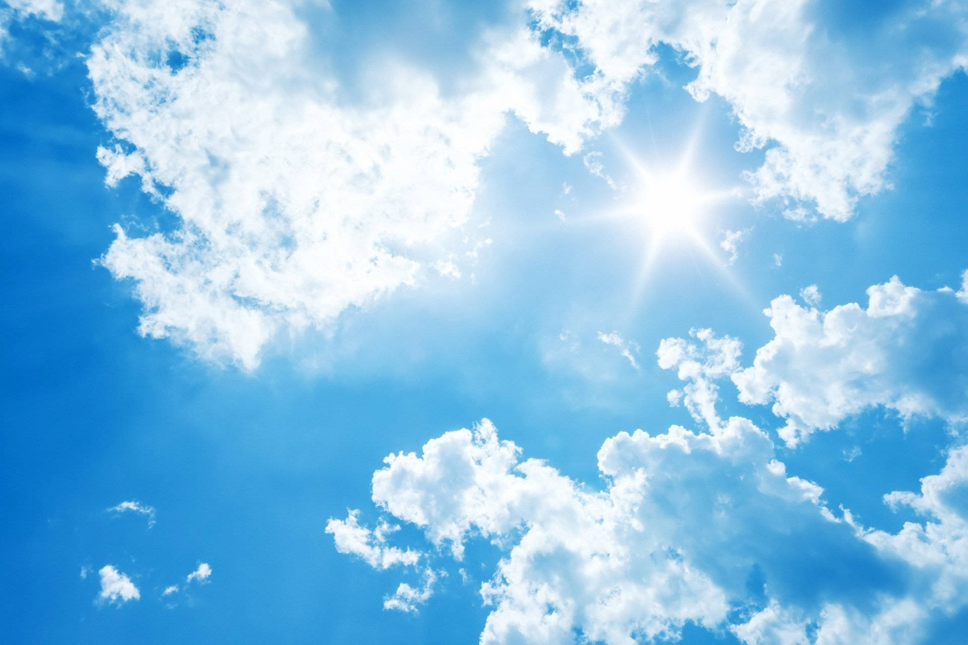 Sunny Funeral Clouds Background