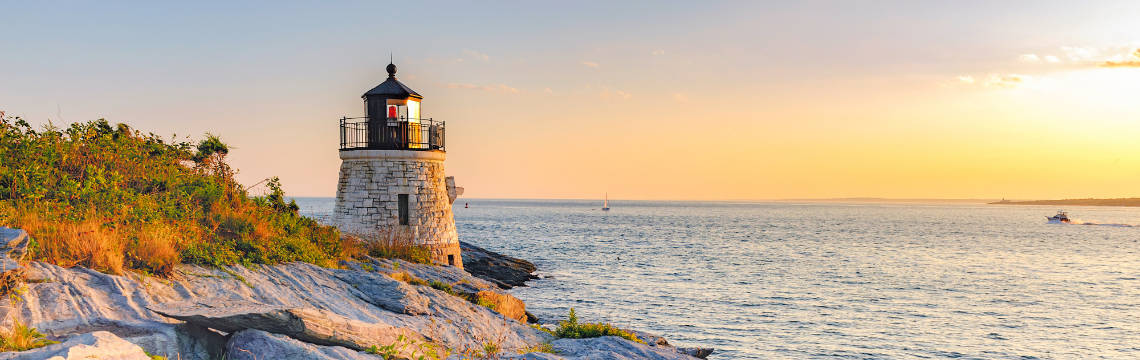 Sunrise In Newport, Rhode Island Background