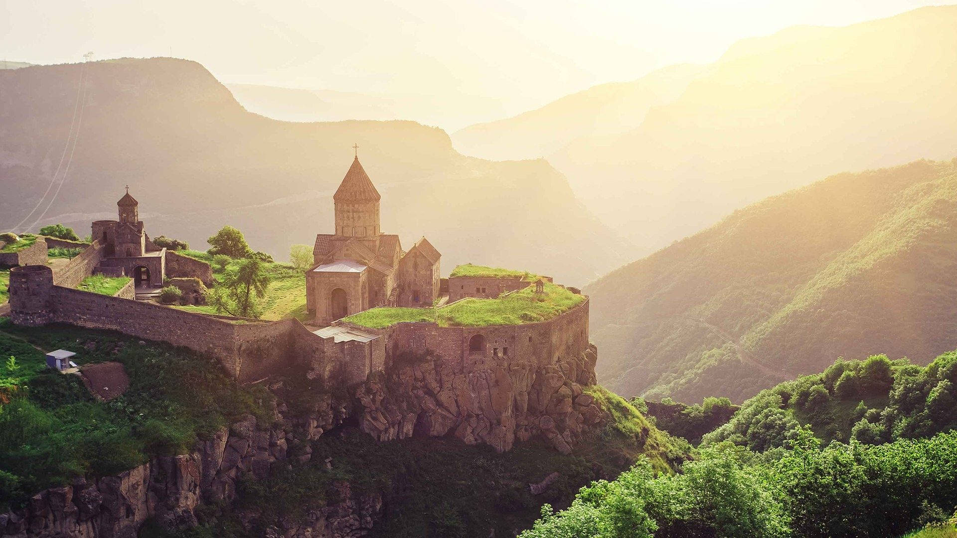 Sunrise In Tatev Armenia