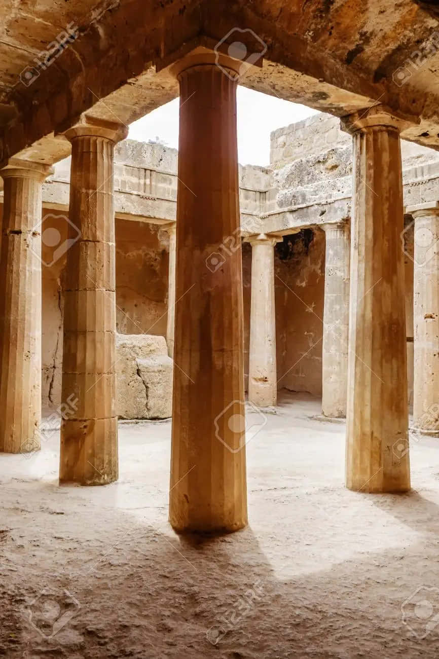 Sunrise Over Ancient Tombs Of The Kings