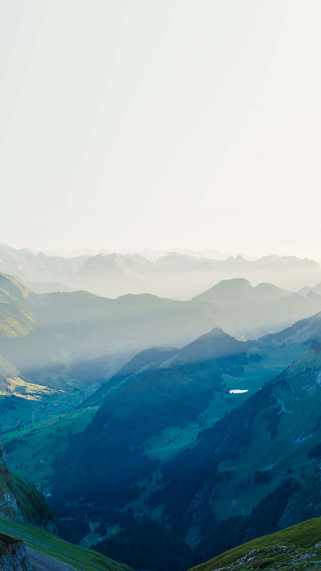 Sunrise Over Majestic Blue Mountain