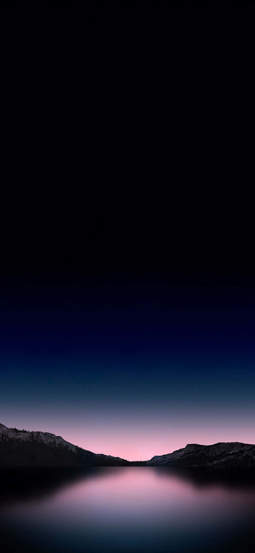 Sunrise Solid Blue Iphone Background