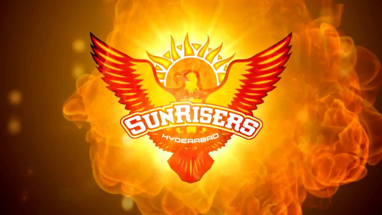 Sunrisers Hyderabad Burning Flame Logo Background