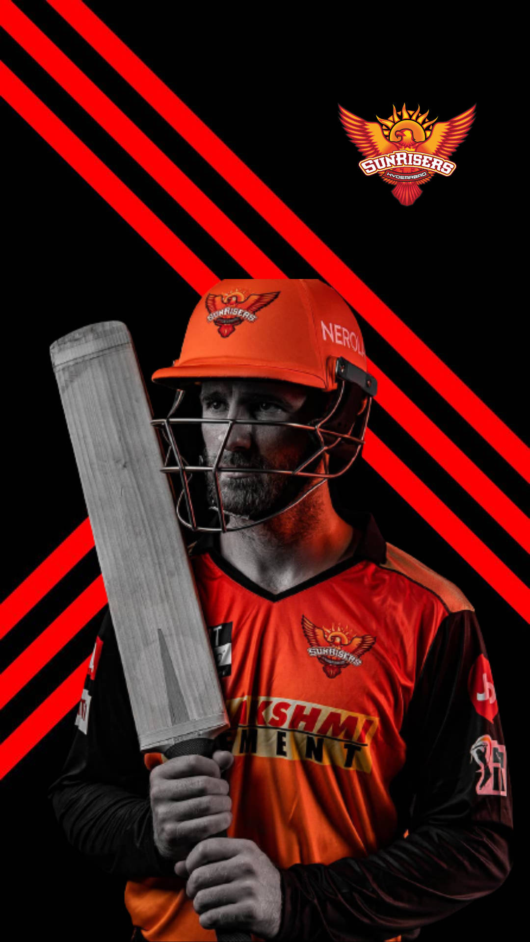 Sunrisers Hyderabad Kane Holding Bat