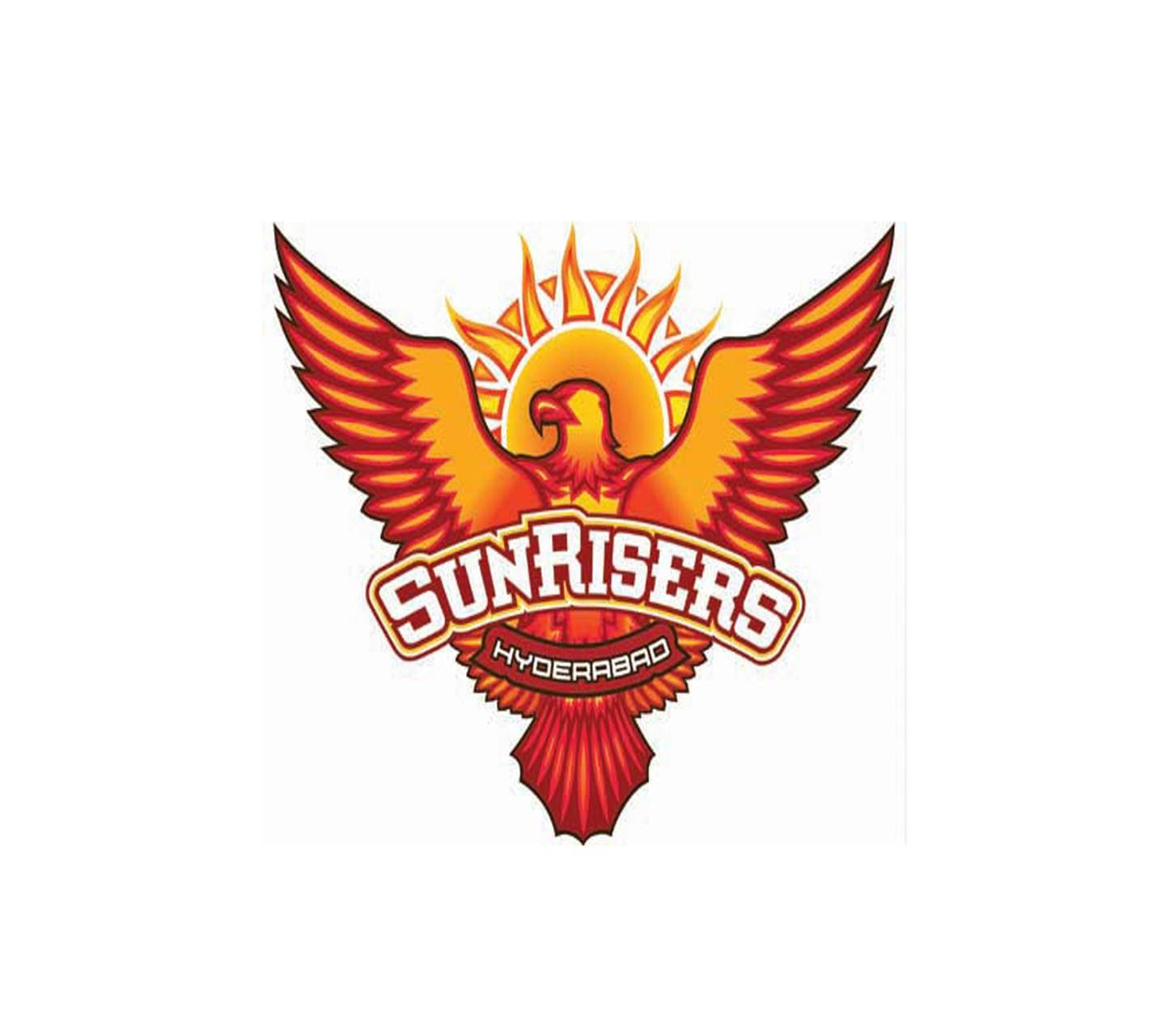 Sunrisers Hyderabad Minimalist Logo Background