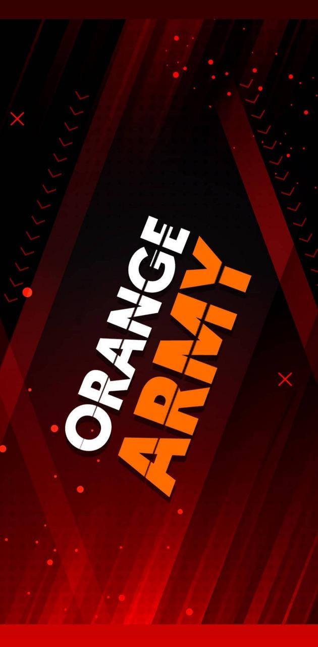 Sunrisers Hyderabad Orange Army Catchphrase Background