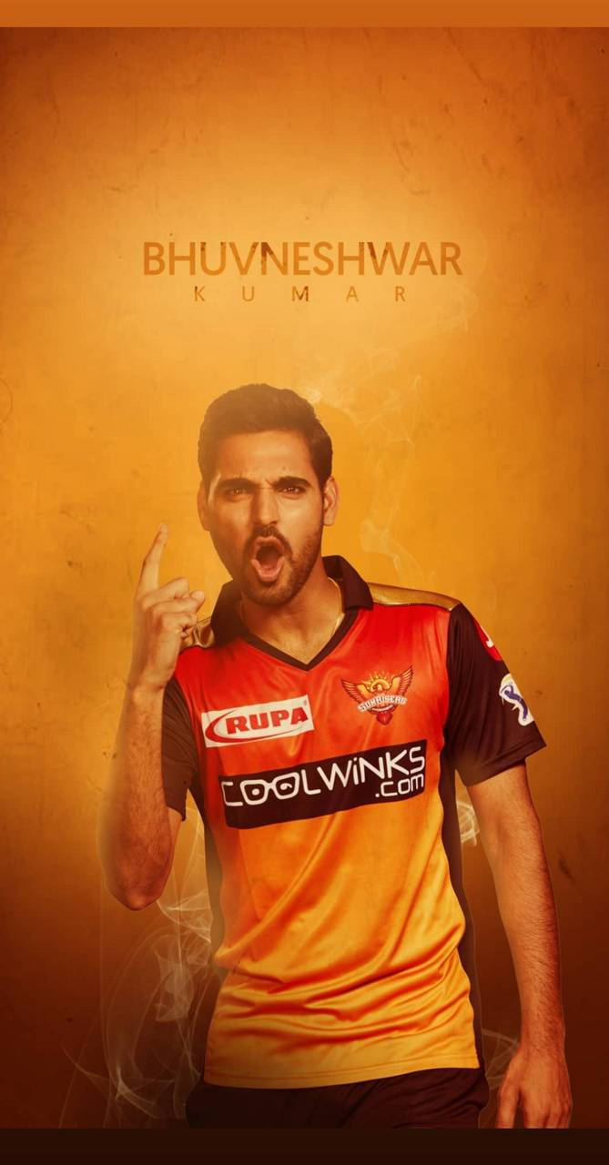 Sunrisers Hyderabad Orange Kumar Poster Background