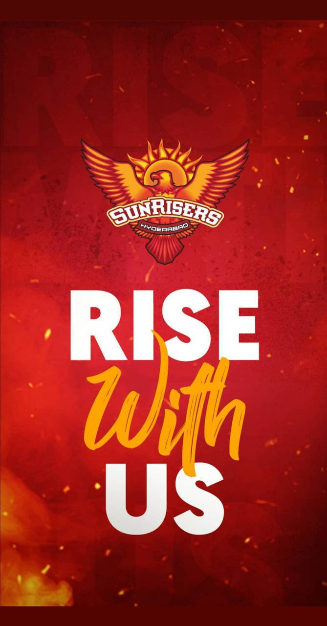 Sunrisers Hyderabad Rise With Us Poster Background