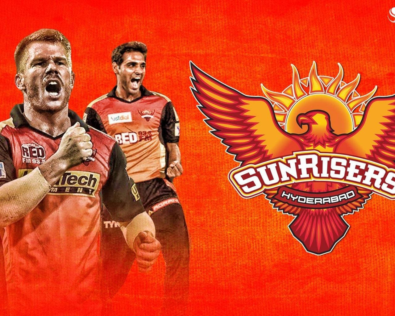 Sunrisers Hyderabad Stars David And Khaleel Background