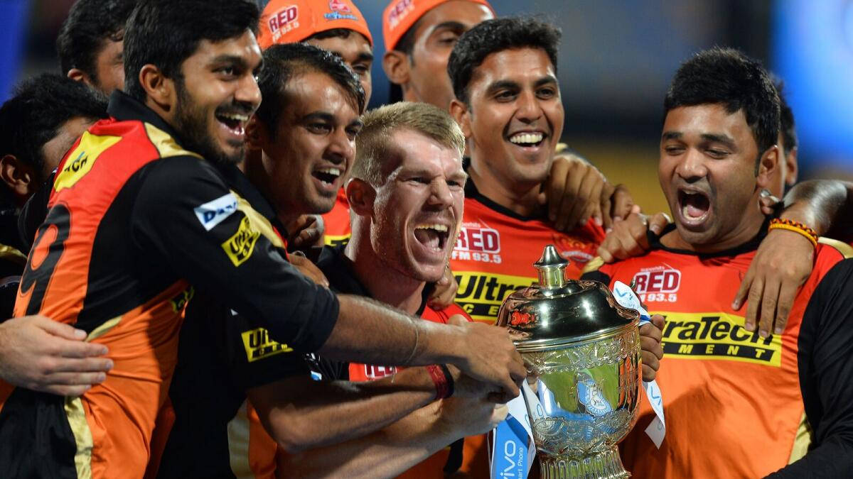 Sunrisers Hyderabad Team Championship Celebration Background