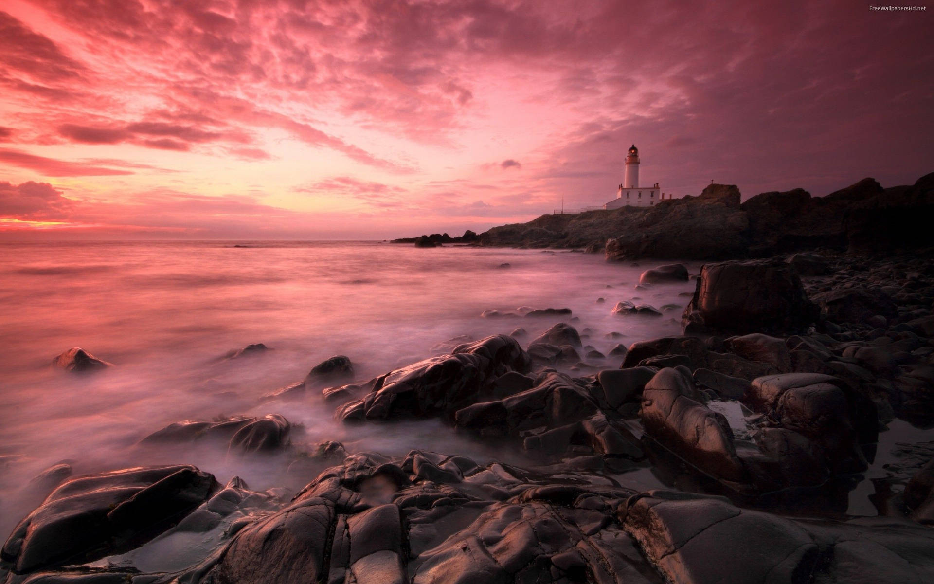 Sunset Aesthetic Purple Sky Background