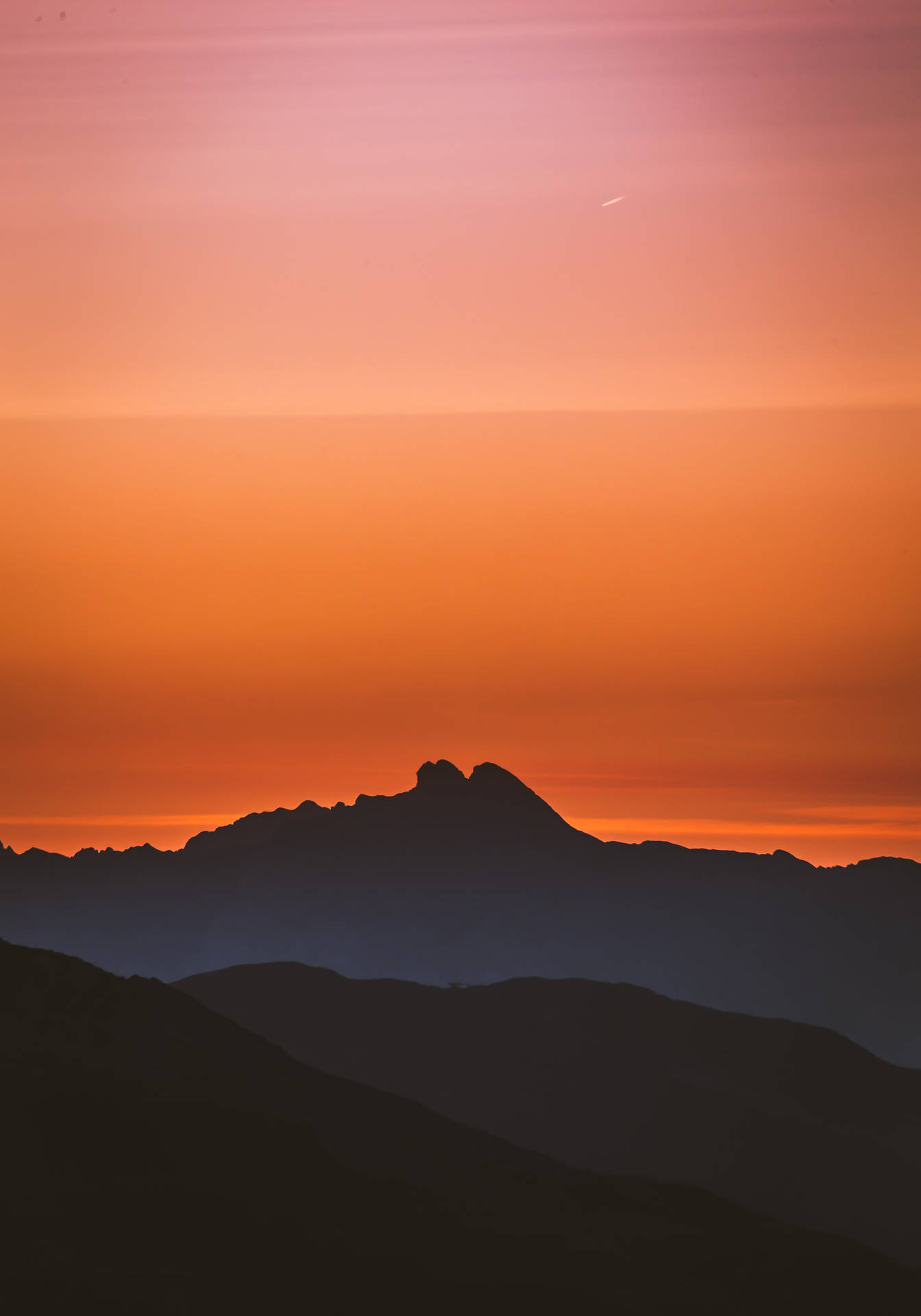 Sunset As Background For Lenovo Tablet Background