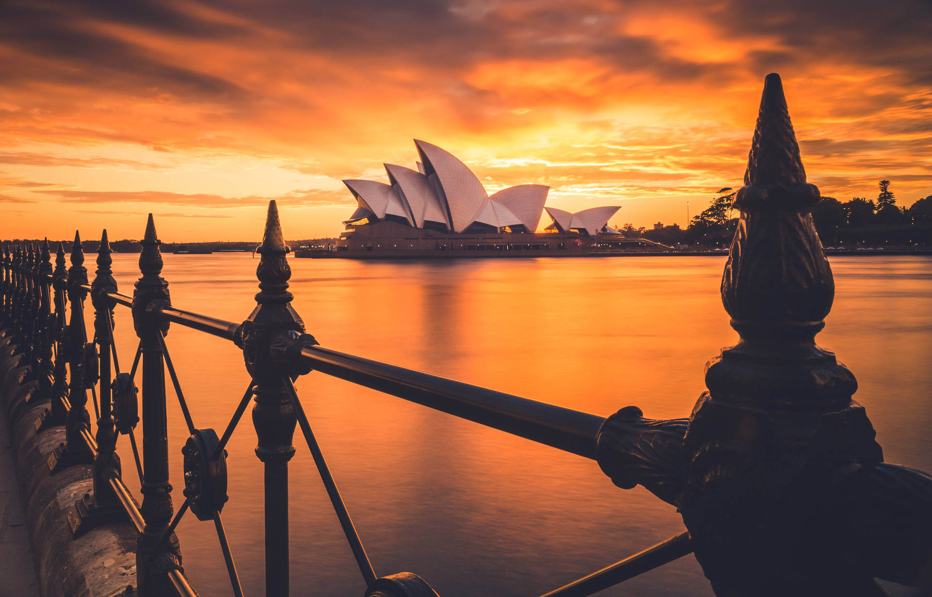 Sunset At Sydney Opera House