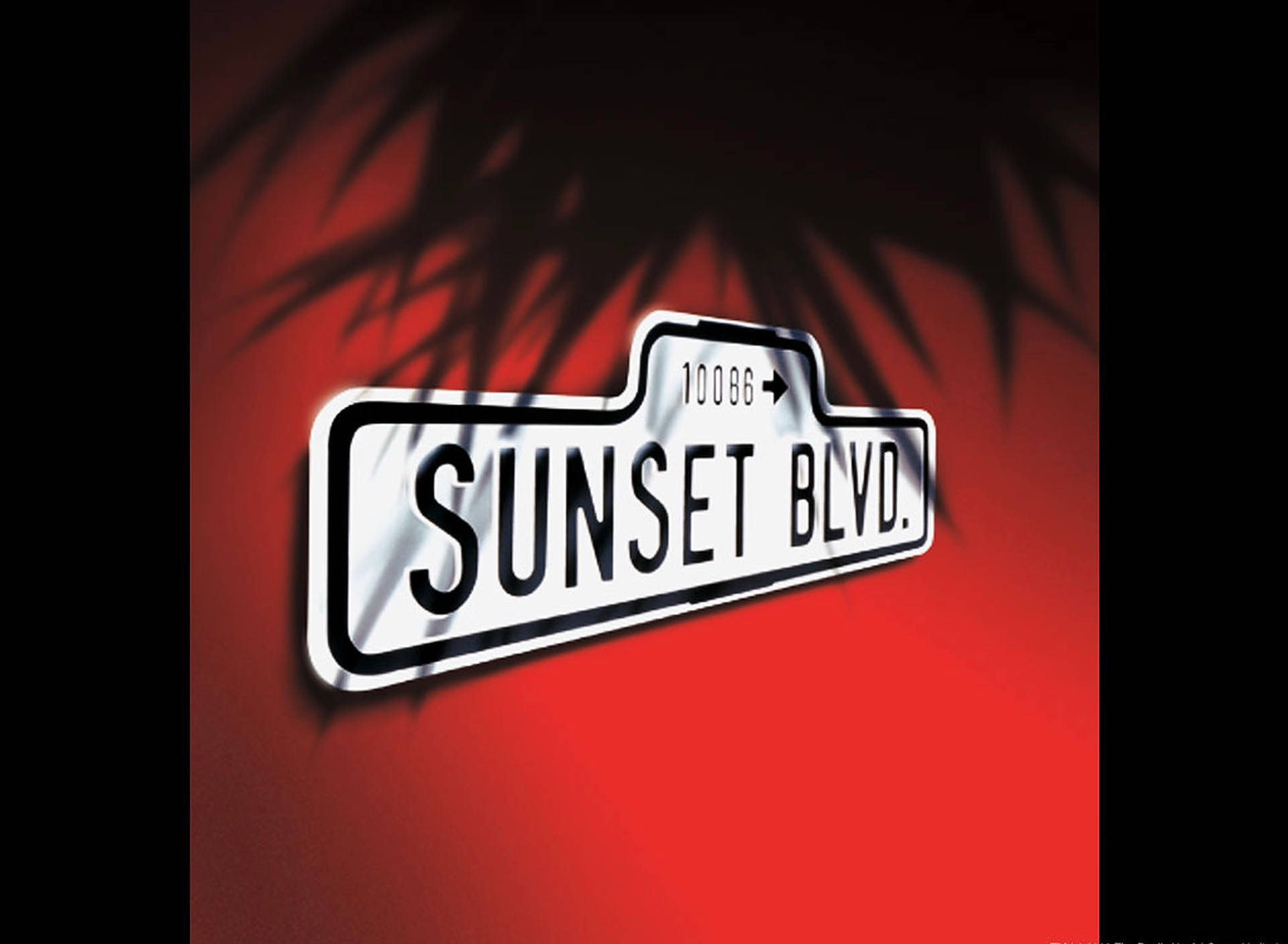 Sunset Boulevard Sign Background