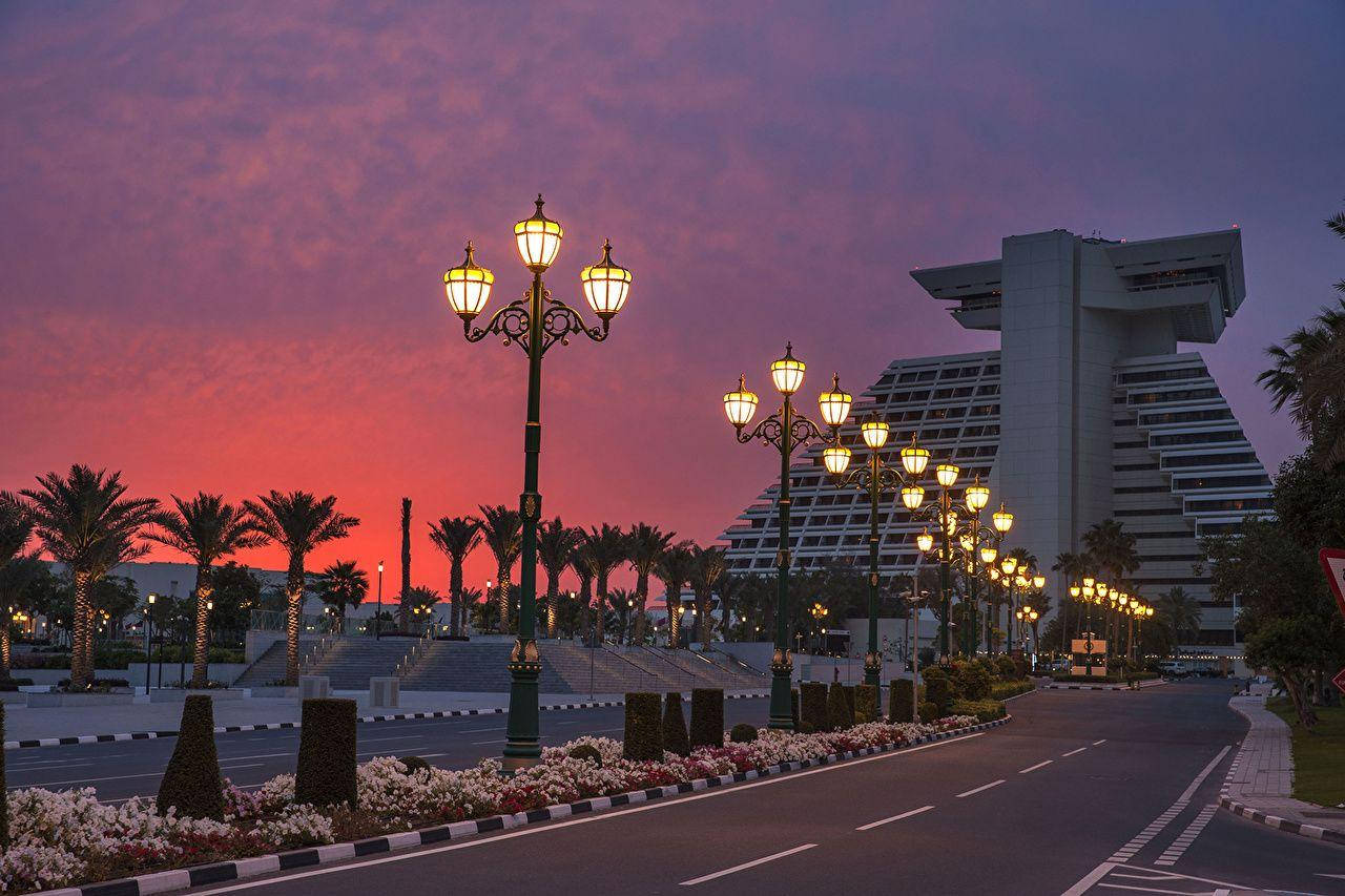 Sunset Doha Buildings