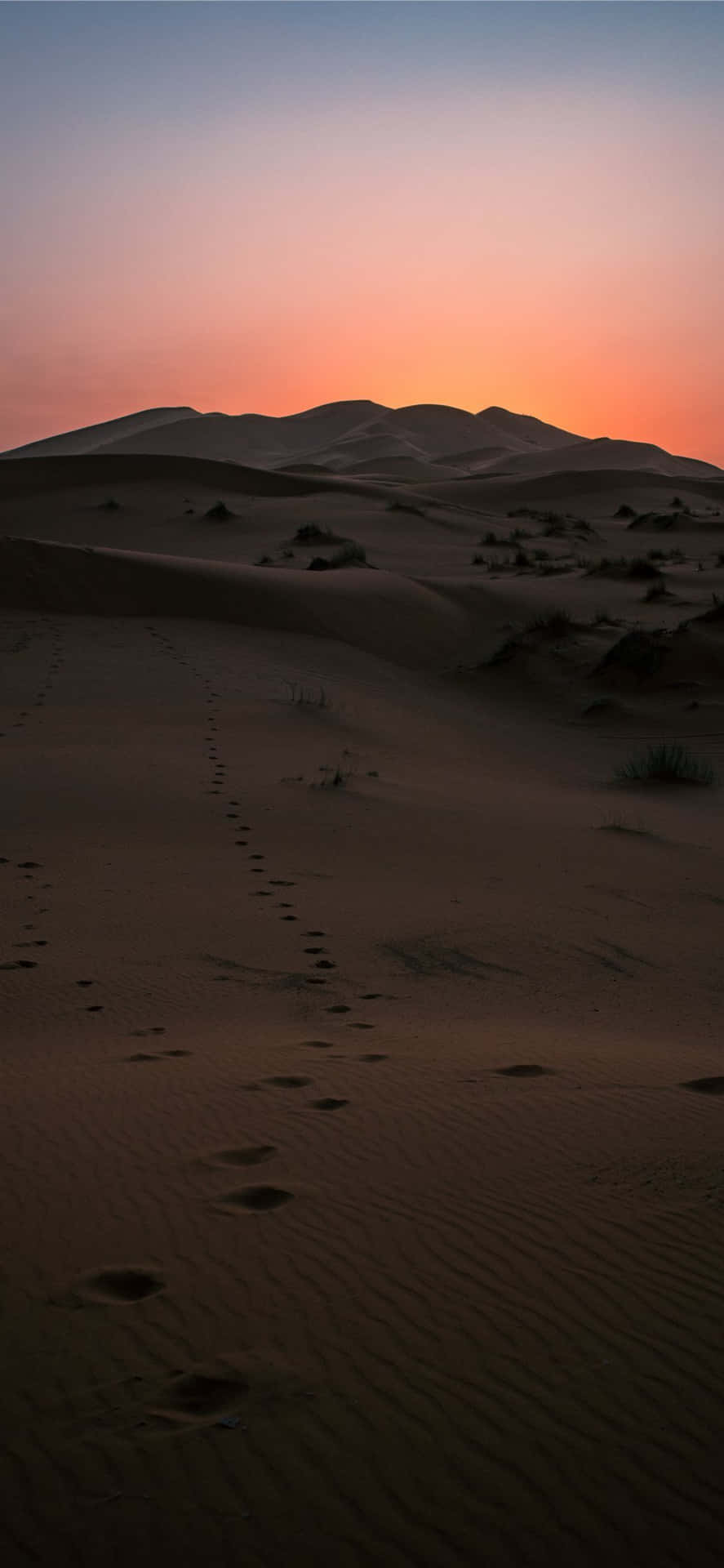 Sunset In The Desert Iphone Background