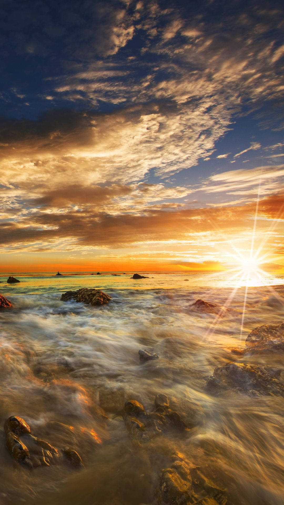 Sunset Iphone Malibu Photo Background