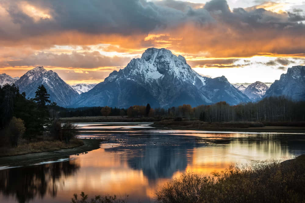 Sunset_ Reflections_ Grand_ Teton_ National_ Park