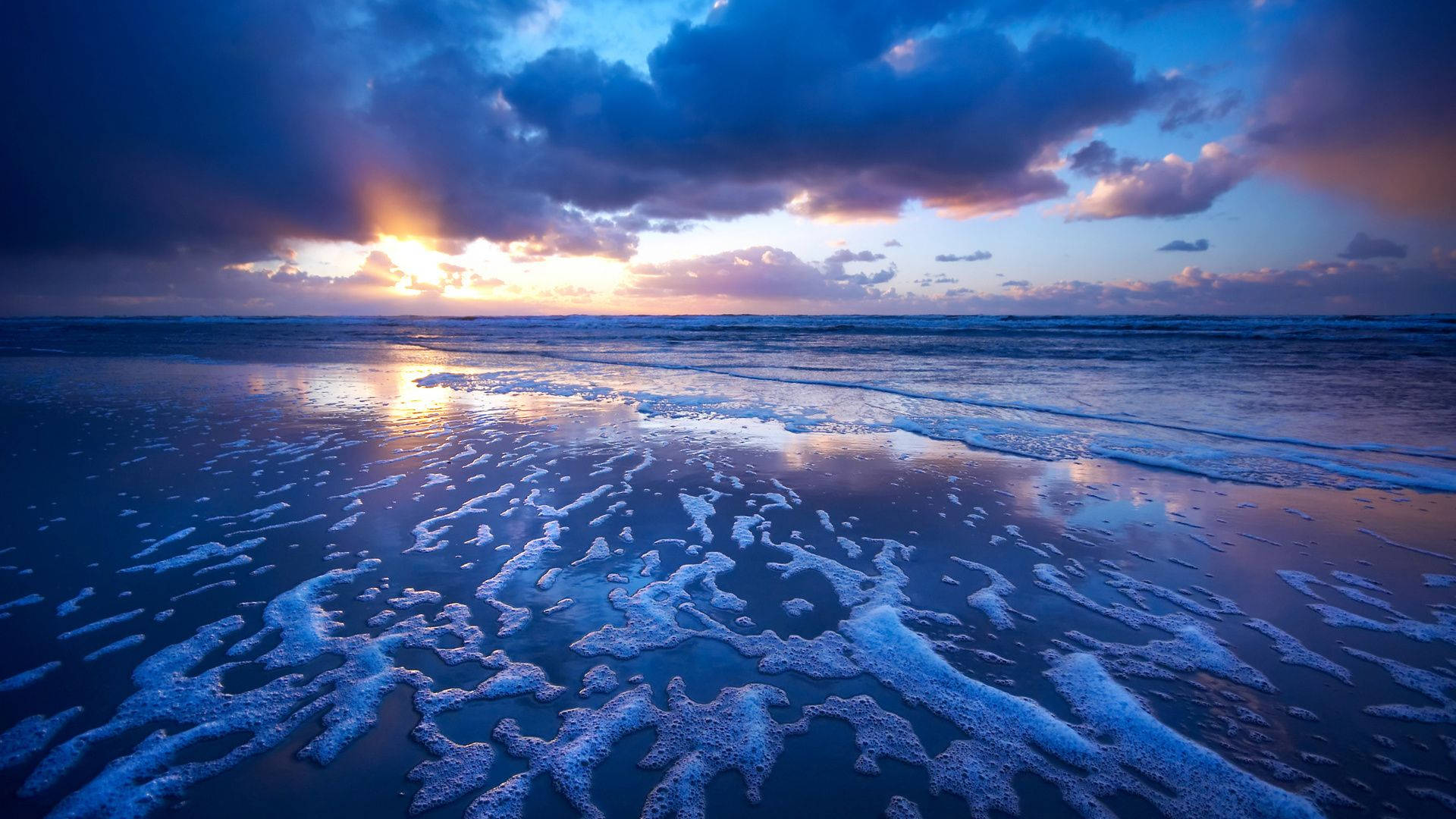 Sunset Seashore Macbook Background