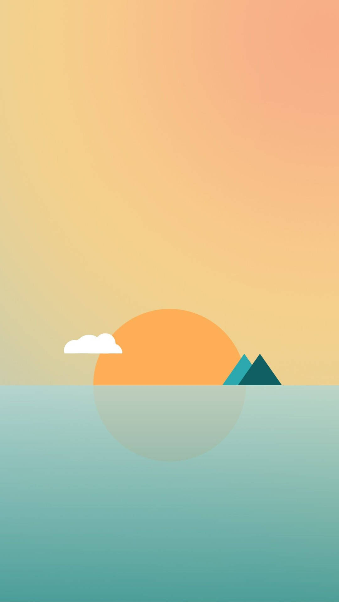 Sunset Simple Iphone Background