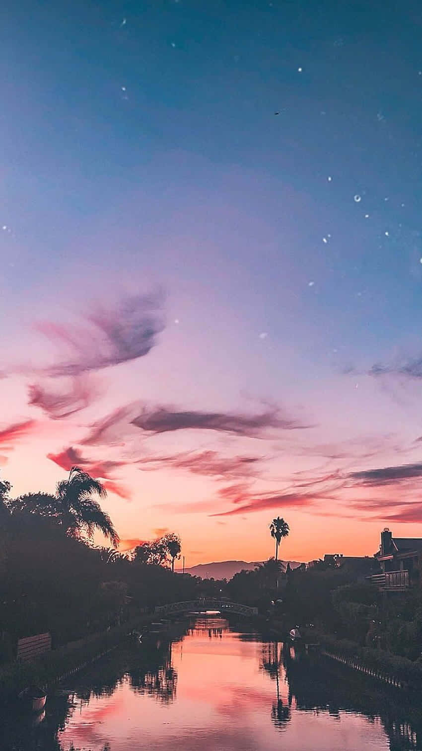 Sunset Sky For Instagram Stories Background