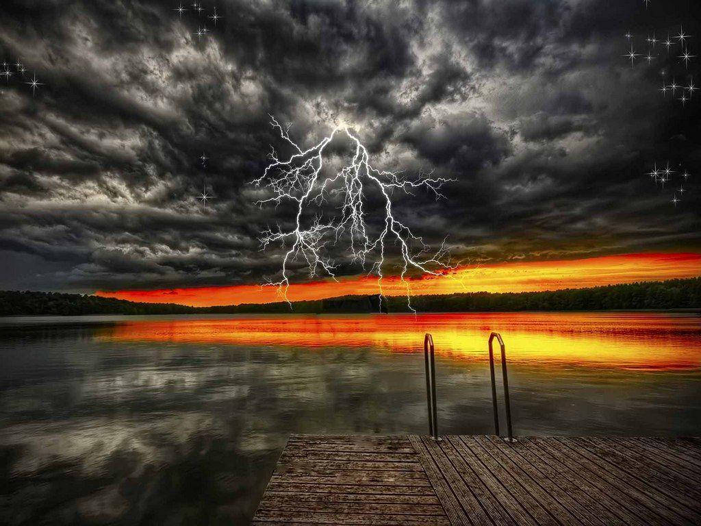 Sunset Thunderstorm