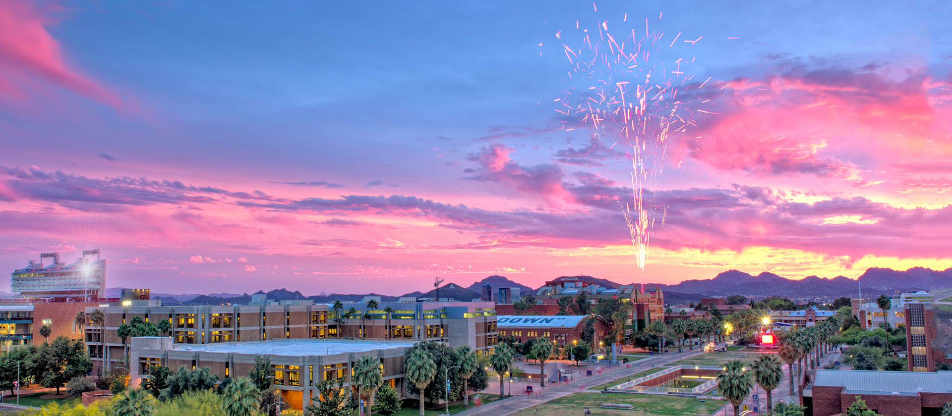 Sunset University Of Arizona Background