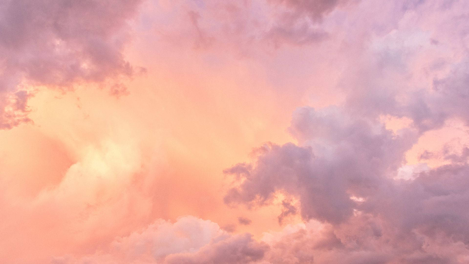 Sunset With Baby Pink Clouds