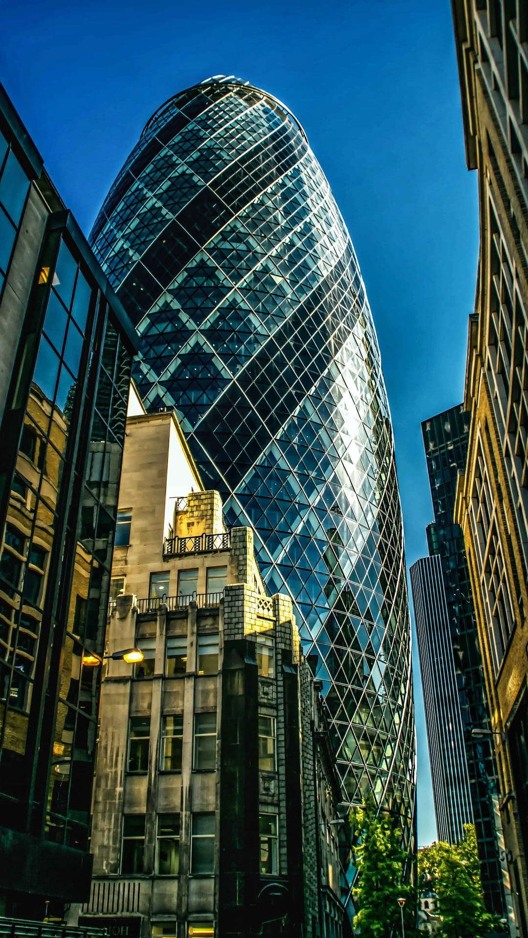 Sunshine On The Gherkin Background