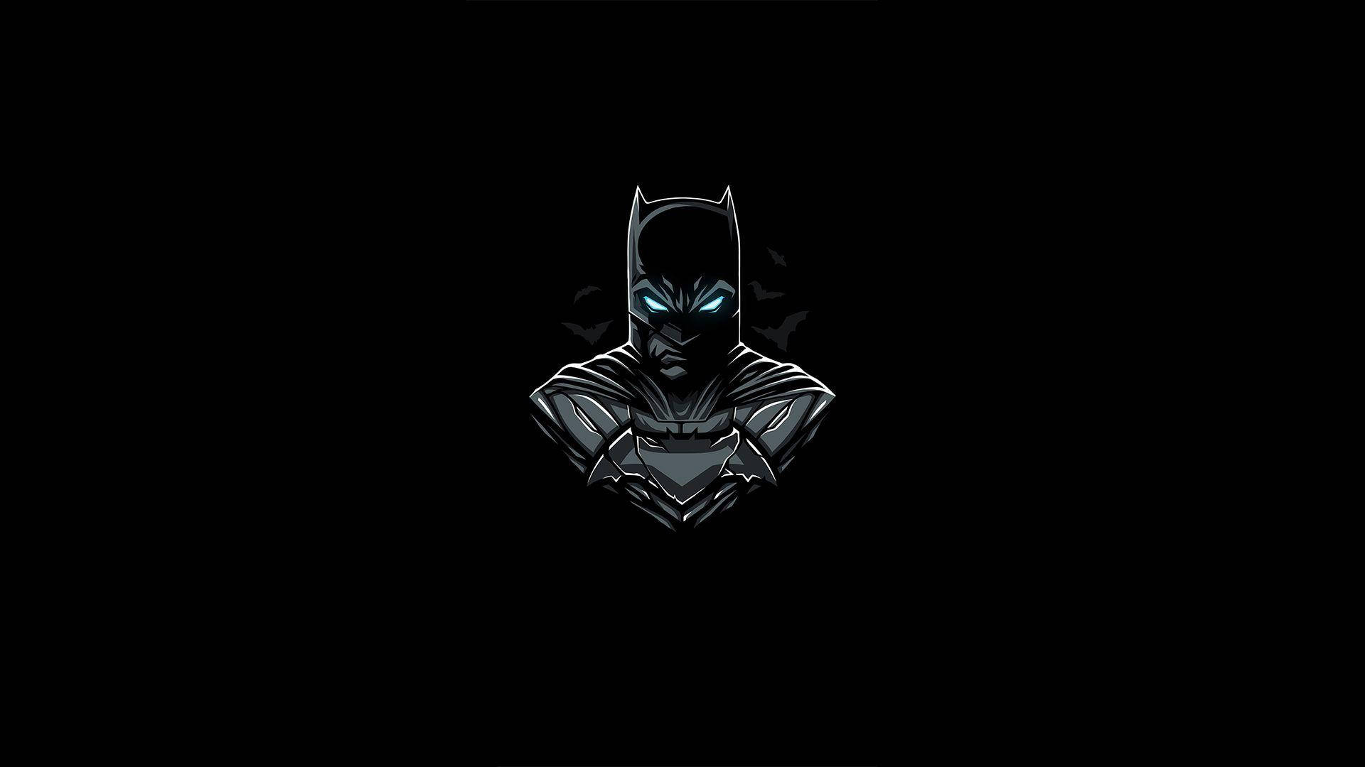 Super Amoled Batman Bust Background