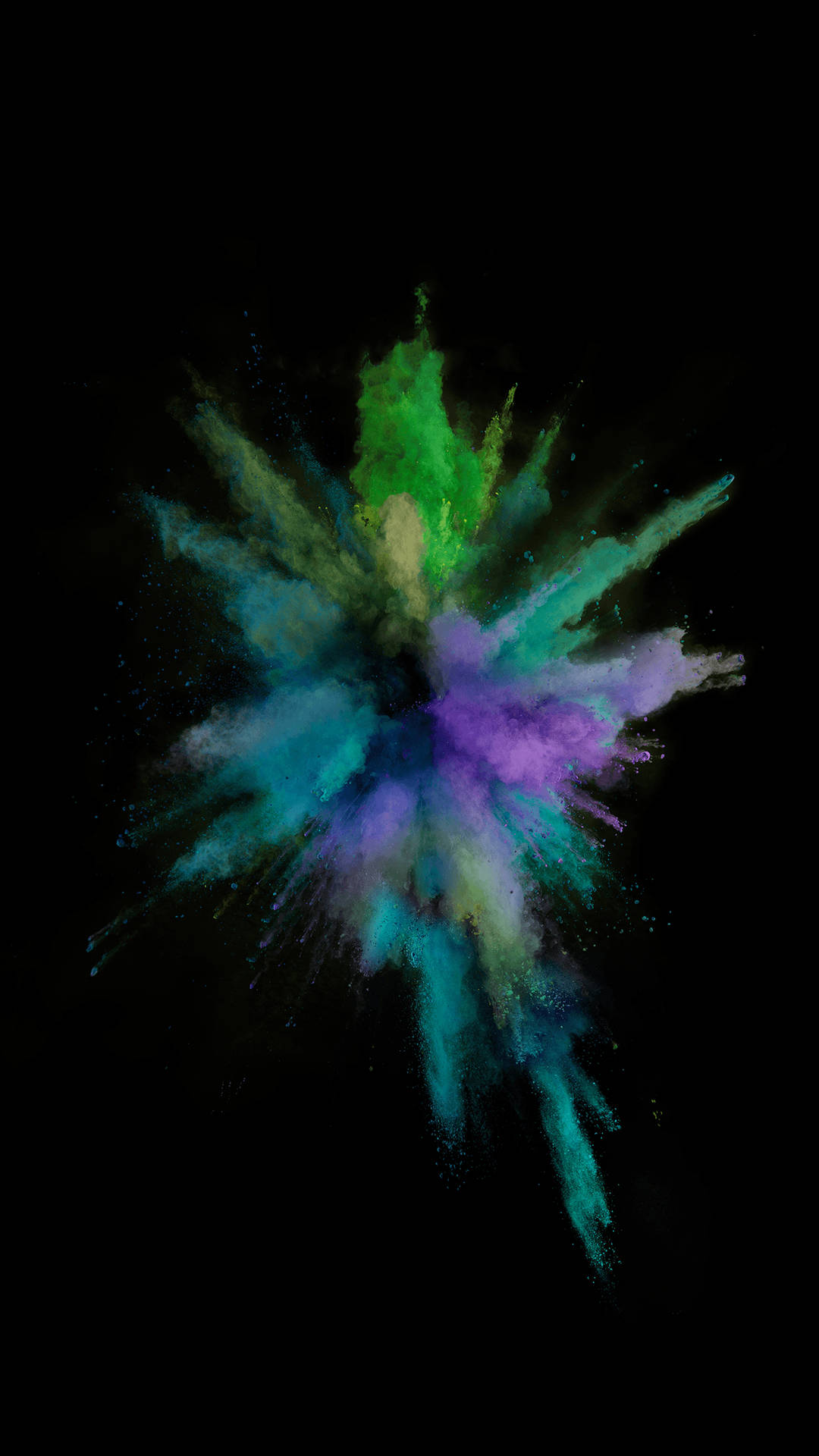 Super Amoled Colored Powder Background